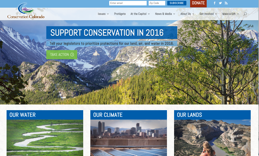 Conservation Colorado launches new web site