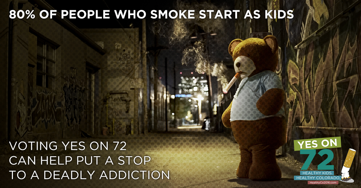 Smoking Teddy Yes on 72