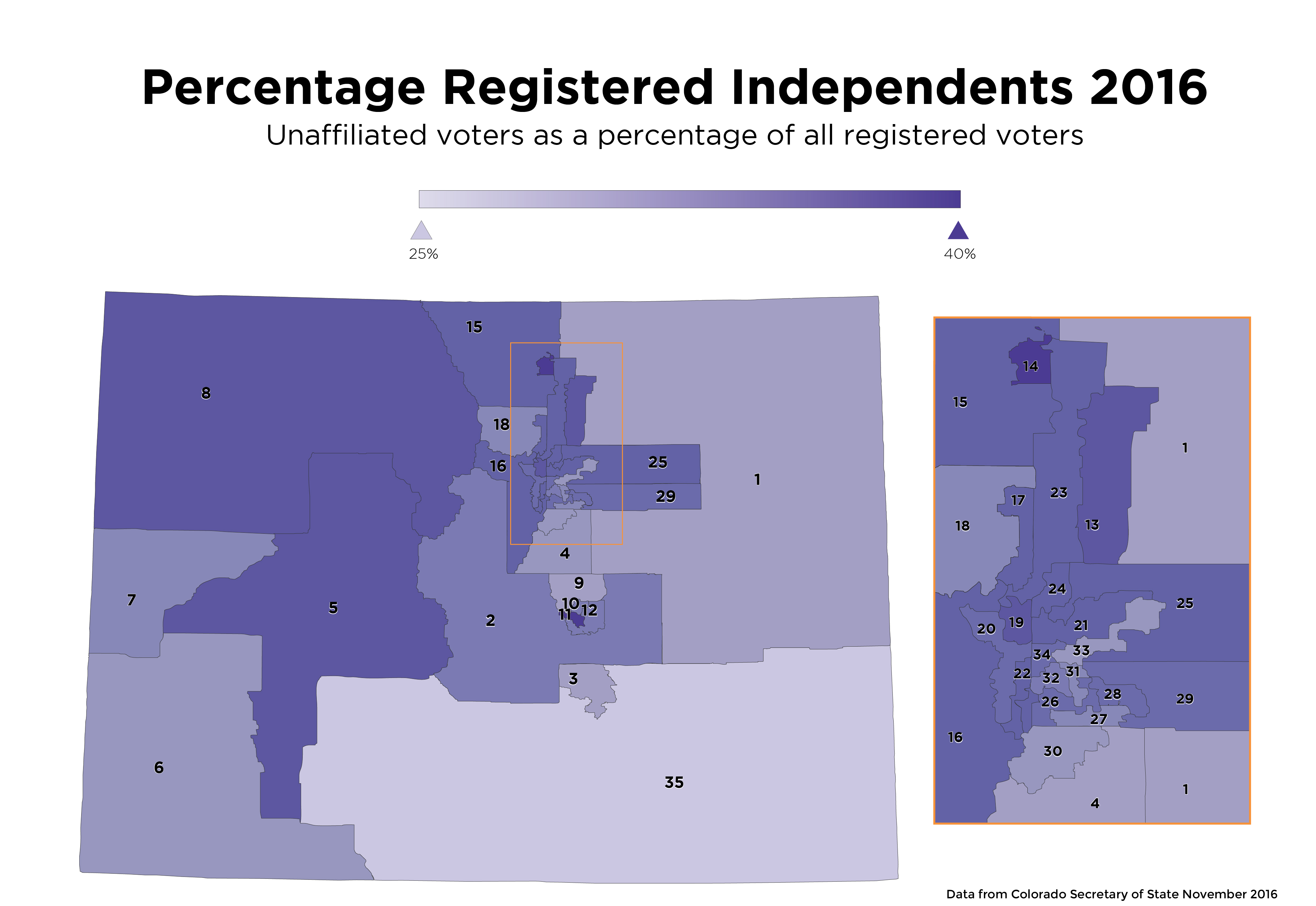 Let Colorado Vote Campaign Reporting Infographics OnSight