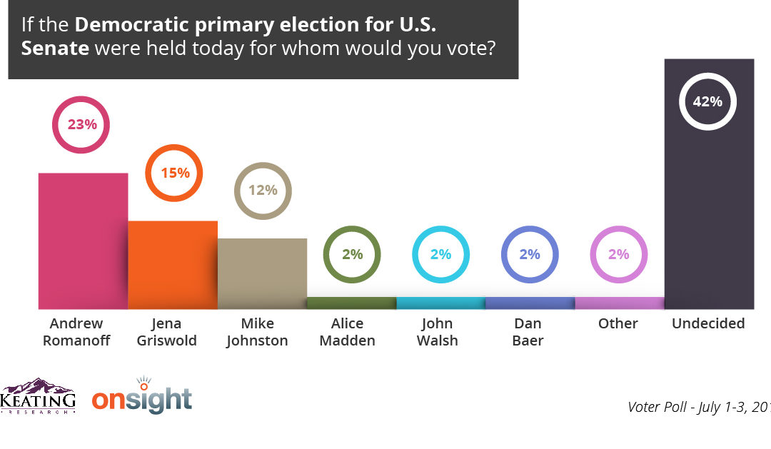 The Democratic Primary for U.S. Senate is wide open